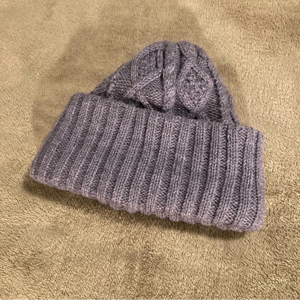 NWOT Cap Vintage 80s Stretch Knit Hat Gray